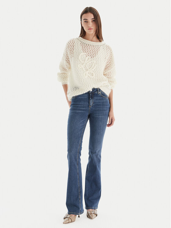 Liu Jo Liu Jo Jeans hlače UF5015 D0236 Modra Bottom Up Fit