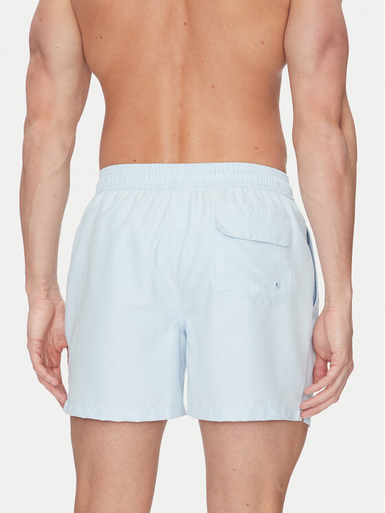 Barbour Barbour Pantaloni scurți pentru înot Staple Logo 5"MSW0064BU61 Albastru celest Regular Fit