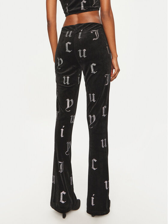 Juicy Couture Juicy Couture Sportinės kelnės Briah JCMBJ224253 Juoda Flared Leg