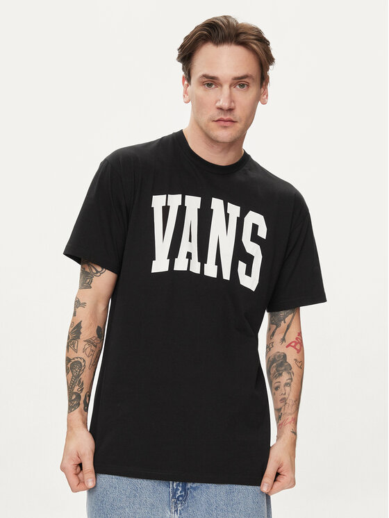 Vans T-shirt Vans Arched Ss Tee VN000G47 Crna Regular Fit