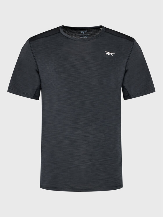 Reebok Reebok Тениска от техническо трико Activchill Athlete HG4069 Черен Slim Fit