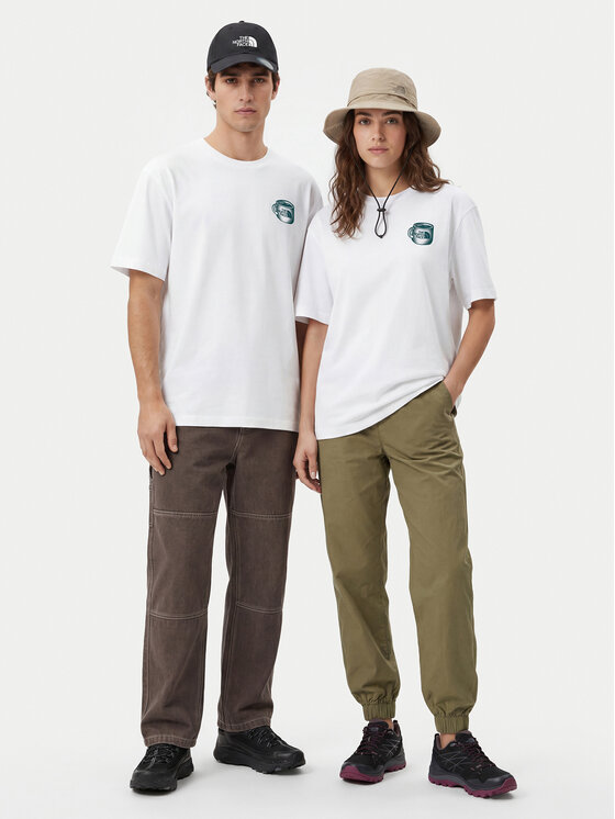The North Face The North Face Тишърт NF0A8JAA Бял Relaxed Fit