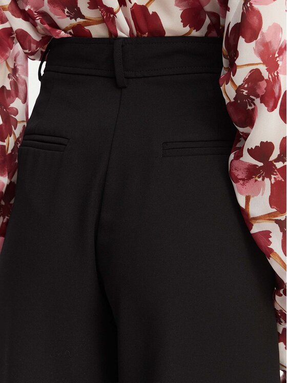 ACCESS FASHION ACCESS FASHION Bermudy 63-5115-183 Czarny Relaxed Fit