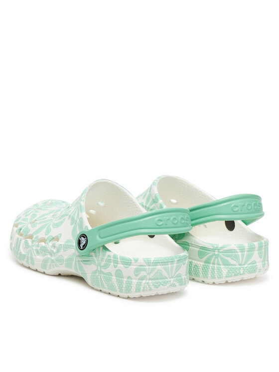 Crocs Crocs Iešļūcenes BAYA GRAPHIC CLOG 206230-3U3 Balts