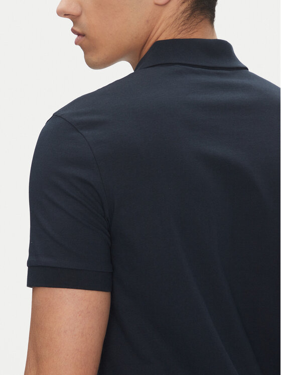 BOSS BOSS Polo Passerzip 50537507 Granatowy Slim Fit