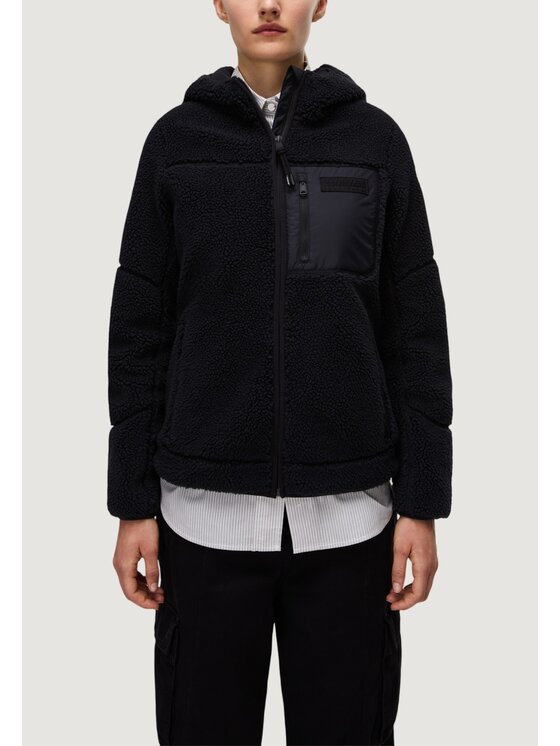 Napapijri Napapijri Felpa YUPIK OG H W Nero Egg Fit