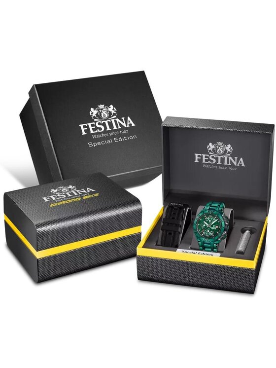 Festina Festina Zegarek F20758-1 Zielony