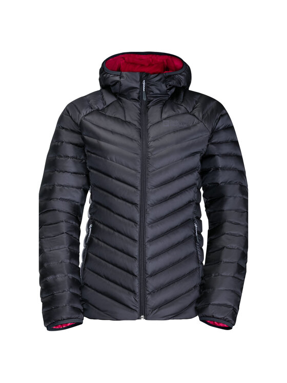 Kurtka outdoor Jack Wolfskin, Rozmiar L, Szary, Jack Wolfskin Passamani Down Hoody W