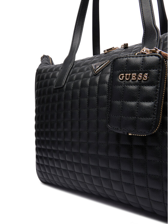Guess Guess Τσάντα Σαββατοκύριακου Nadira TWQG84 24017 Μαύρο