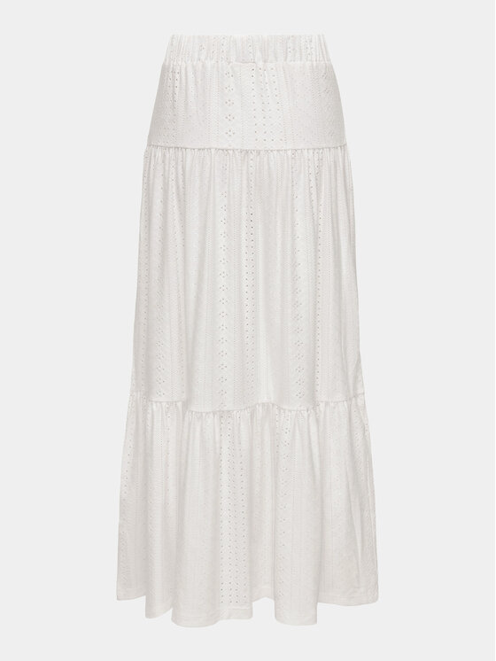 JDY JDY Maxi suknja Cathinka 15321057 Bijela Regular Fit