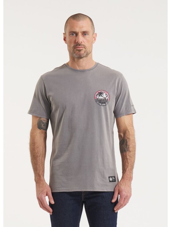 PITBULL PITBULL T-Shirt AUTOMATIC Szary Regular Fit