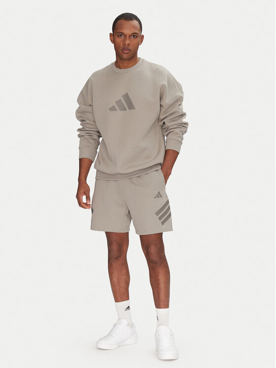 adidas adidas Szorty sportowe Future Icons 3-Stripes JD4882 Beżowy Regular Fit