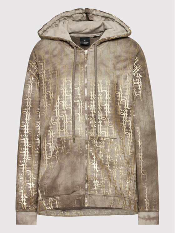 PINKO Pinko Pluus UNIQUENESS Navigare 1Q1094 Y7PA Roheline Regular Fit