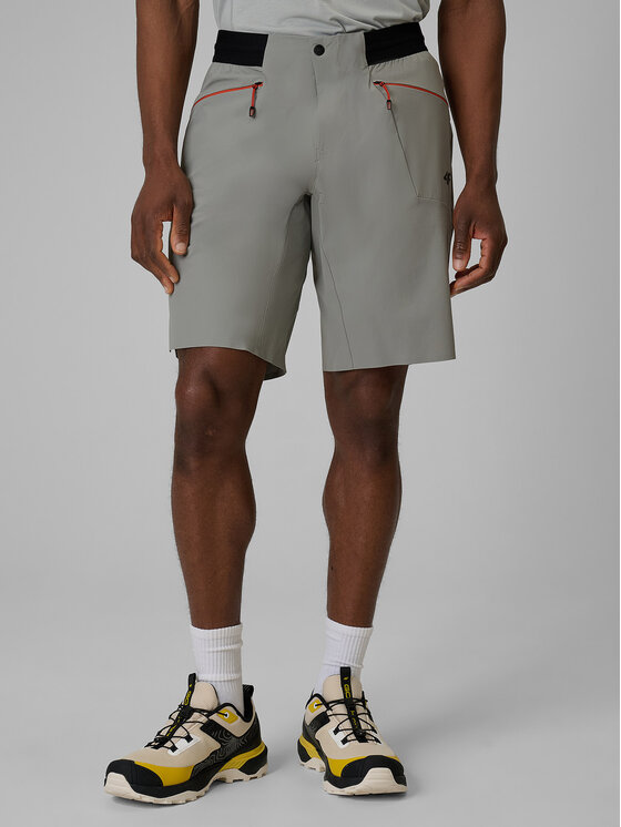 4F 4F Szorty sportowe TREKKING Szary Regular Fit