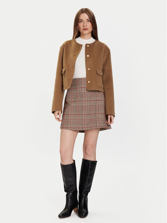 Tommy Hilfiger Tommy Hilfiger Prechodná bunda WW0WW47446 Béžová Regular Fit