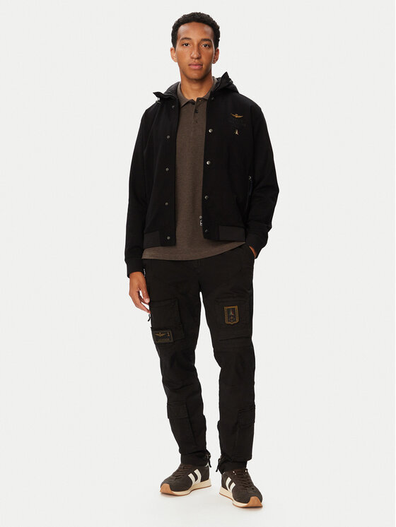 Aeronautica Militare Aeronautica Militare Μπόμπερ μπουφάν 262AF0525UF00691 Μαύρο Regular Fit
