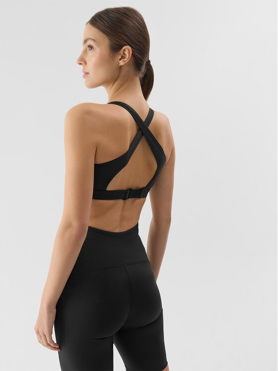 4F 4F Reggiseno sportivo 4FWSS24USBAF130-20S Nero