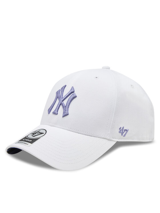 Șapcă 47 Brand Mlb New York Yankees Enamel Twist Under '47 Mvp B-ENLSP17CTP-WH Alb