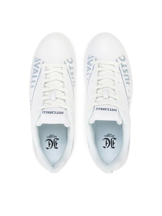 Just Cavalli Just Cavalli Sneakersy 78QA3SBC ZPA95 Bílá