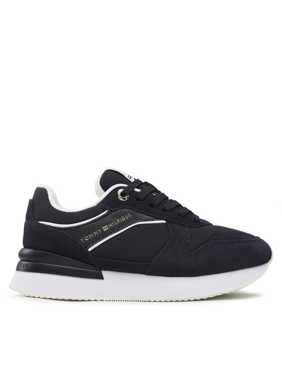 Tommy Hilfiger Tommy Hilfiger Sneakersy Elevated feminine runner FW0FW06949 Tmavomodrá