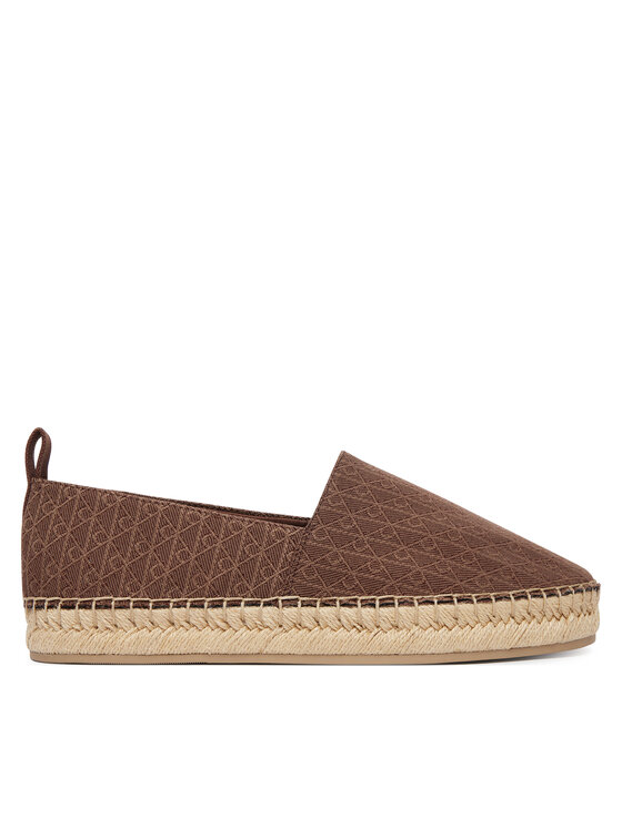 Calvin Klein Calvin Klein Espadrillid Oblique Espadrille Aop HW0HW02933 Pruun