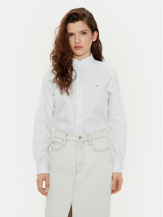 Tommy Jeans Tommy Jeans Košile DW0DW19890 Světle modrá Regular Fit