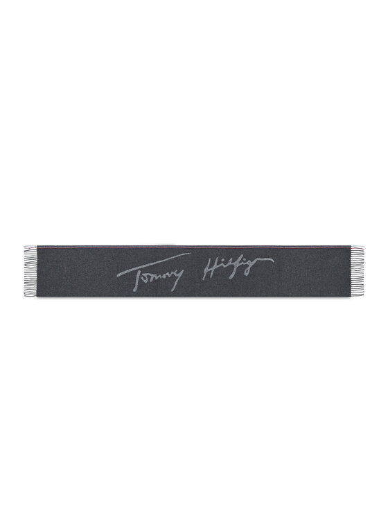 Tommy Hilfiger Tommy Hilfiger Scialle Signature Scarf AM0AM07890 Grigio