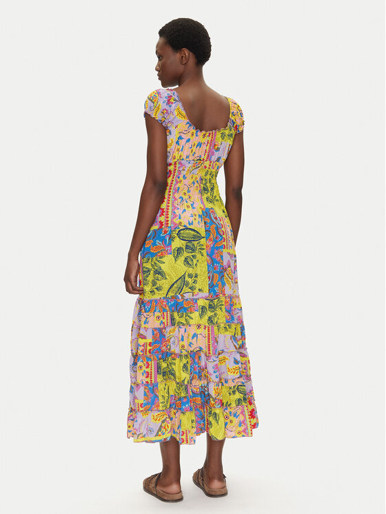 Iconique Iconique Sommerkleid IC25-123 Bunt Regular Fit