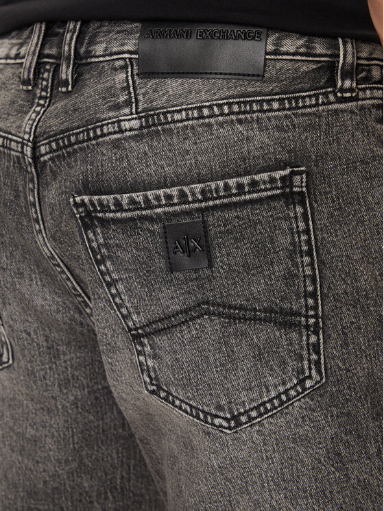 Armani Exchange Armani Exchange Džinsiniai šortai 3DZJ65 Z1KQZ 0204 Juoda Regular Fit