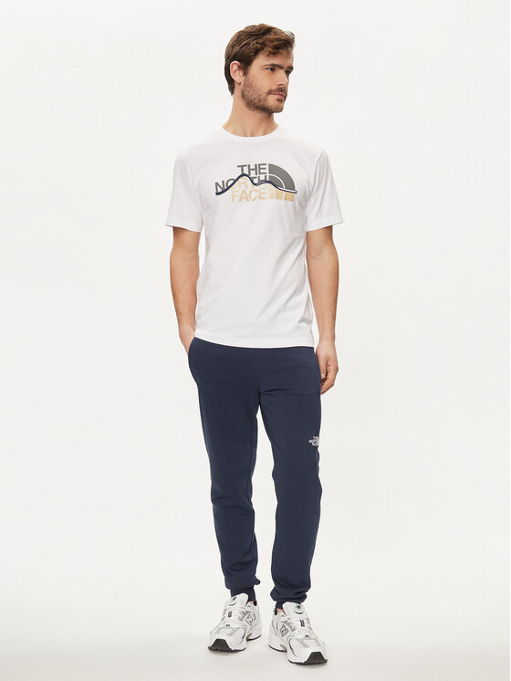 The North Face The North Face T-shirt Mountain Line NF0A87NT Bianco Regular Fit
