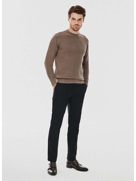 Pako Lorente Pako Lorente Sweter P24WF-2X-020 Beżowy Classic Fit