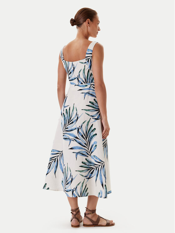 Tatuum Tatuum Vasaras kleita Linna T2509.194 Bēšs Regular Fit