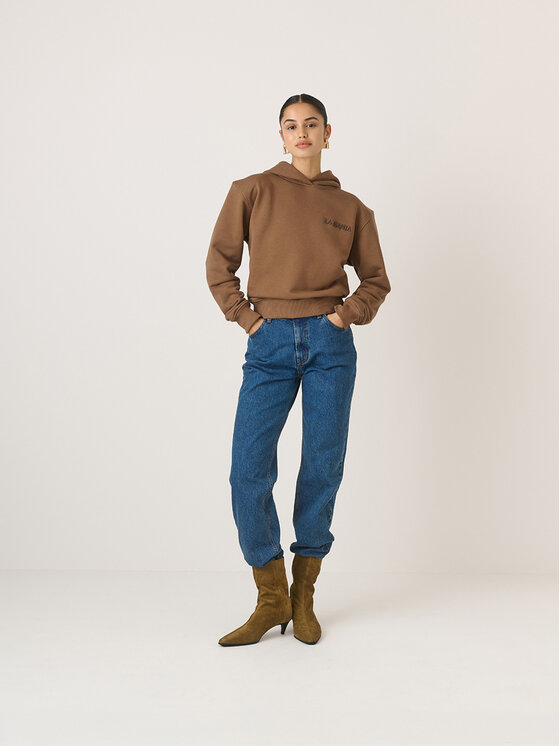 La Mania La Mania Bluza LIO Brązowy Classic Fit