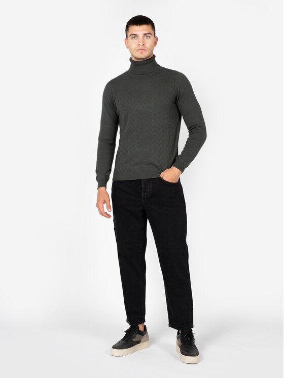 Antony Morato Antony Morato Πουλόβερ MMSW01188YA200066 Πράσινο Regular Fit