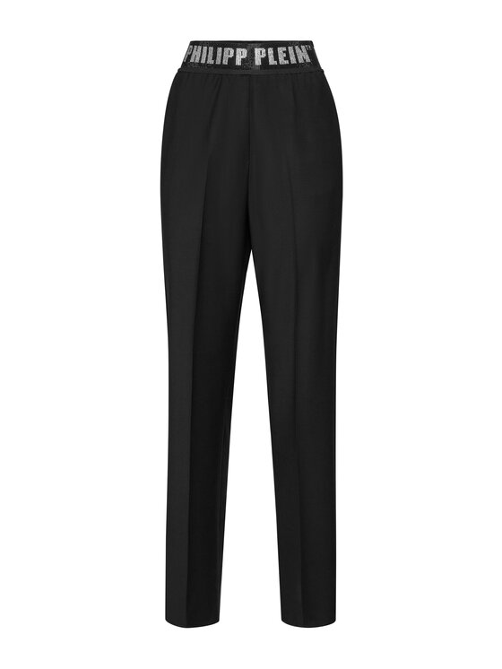 PHILIPP PLEIN PHILIPP PLEIN Spodnie materiałowe 28019 Czarny Straight Fit