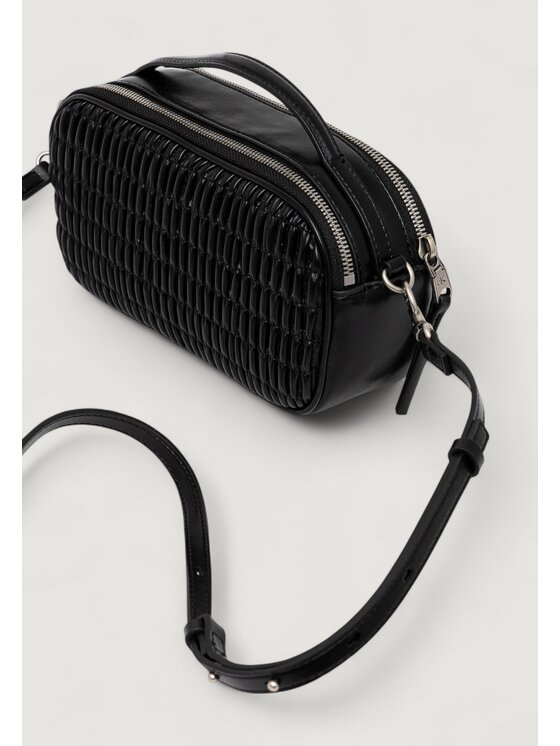 Calvin Klein Calvin Klein Τσάντα RUCHED CROSSBODY CAMERA BAG Μαύρο