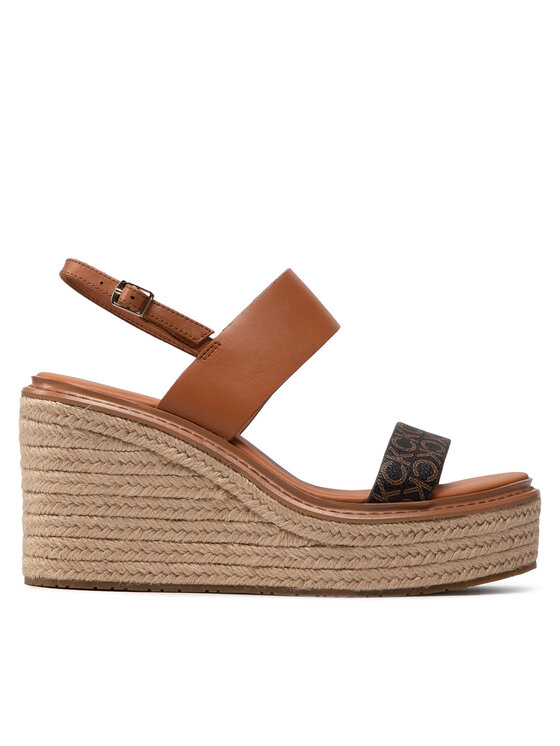 Espadrillas Wedge Sndl 50 HW0HW00823 Marrone