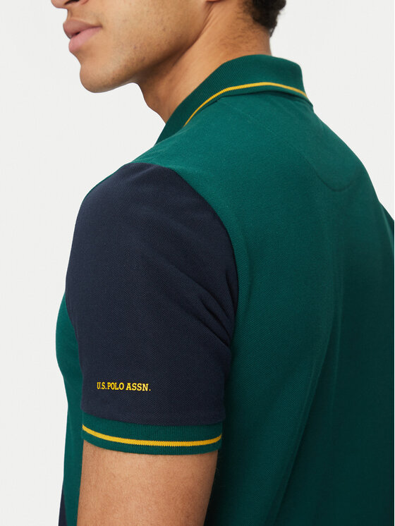 U.S. Polo Assn. U.S. Polo Assn. Polo MUP3996 Zelena Regular Fit
