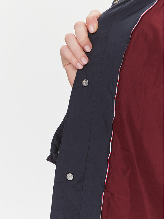 Tommy Hilfiger Tommy Hilfiger Prechodná bunda WW0WW40469 Tmavomodrá Relaxed Fit