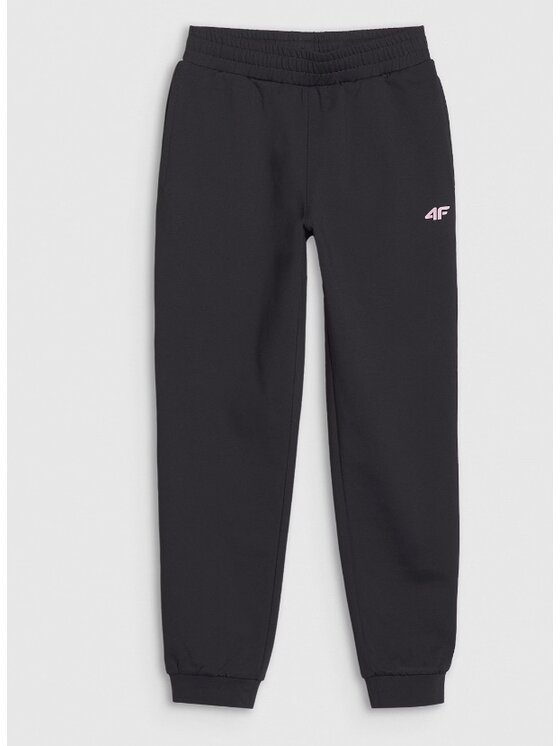 4F 4F Spodnie dresowe 4FJWSS25TFTRF0875-20S Czarny Regular Fit
