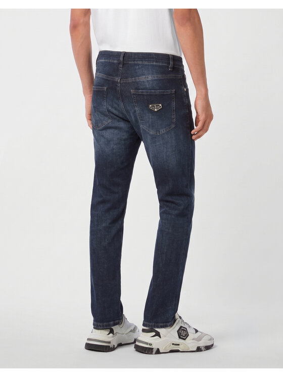 PHILIPP PLEIN PHILIPP PLEIN Jeansy 31786 Niebieski Straight Leg