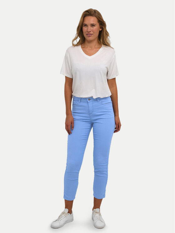 Kaffe Kaffe Džinsi Zelina 10506253 Gaiši zils Slim Fit