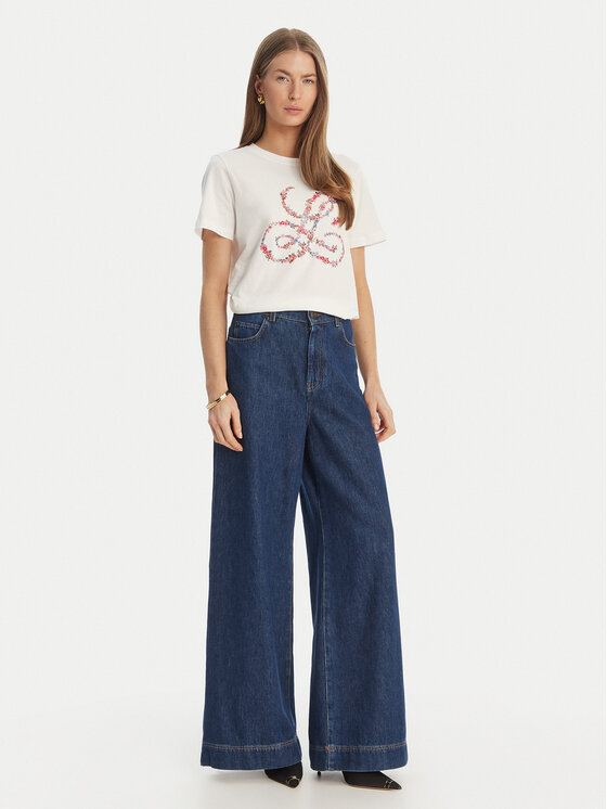 Luisa Spagnoli Luisa Spagnoli T-Shirt Ballada 543153 Λευκό Regular Fit