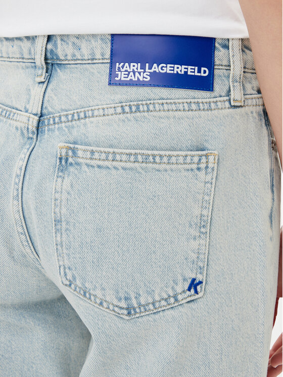 Karl Lagerfeld Jeans Karl Lagerfeld Jeans Jeansy A2W10057 Modrá Mom Fit