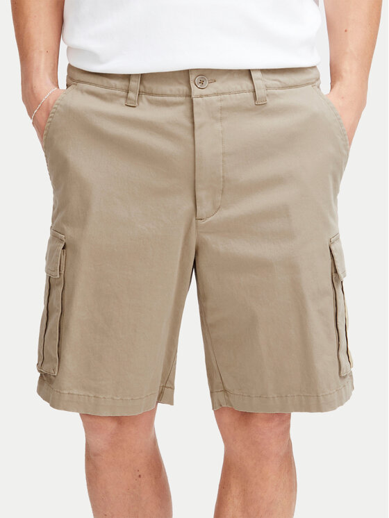 Solid Solid Шорти от плат Joe 21108169 Бежов Regular Fit