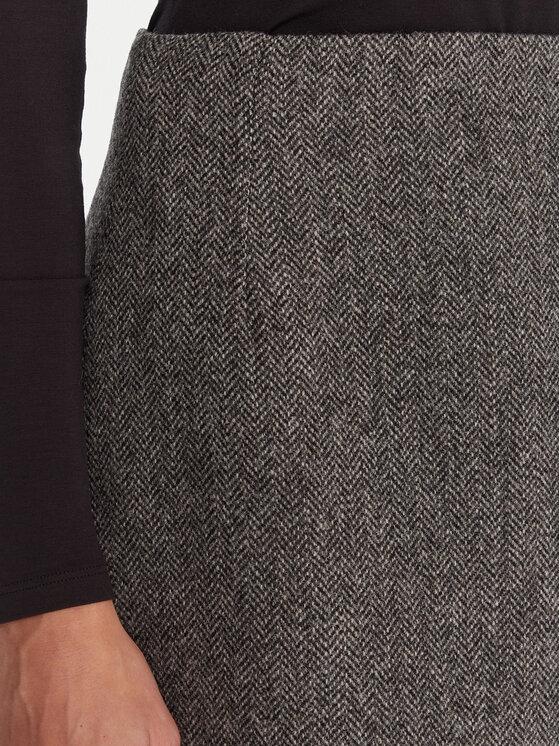 Weekend Max Mara Weekend Max Mara Φούστα σε γραμμή Α Marche 2525106022 Γκρι Regular Fit