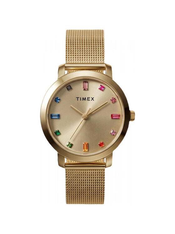 Timex Timex Hodinky TW2Y48700 Zlatá