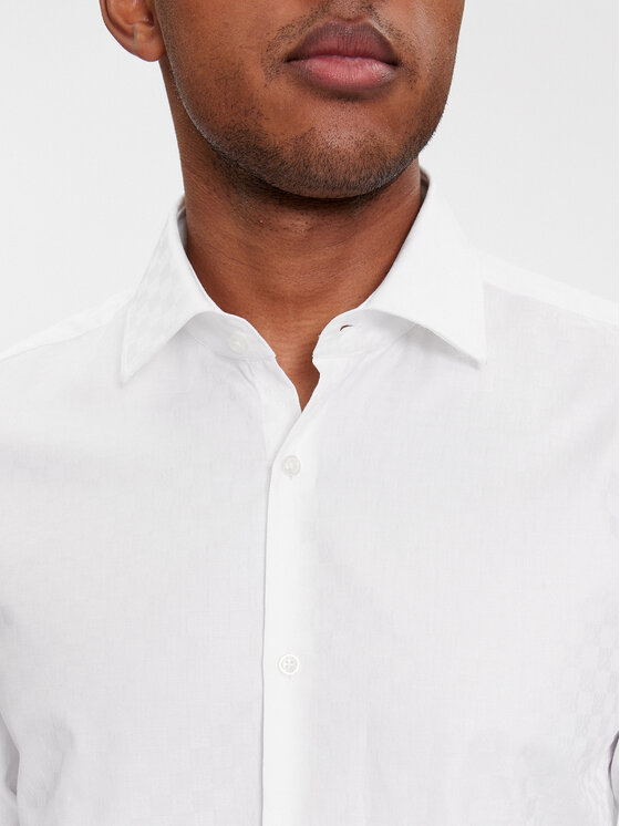 HUGO Hugo Camicia Kenno 50508316 Bianco Slim Fit