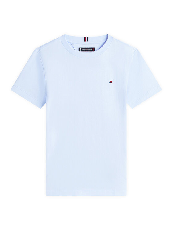 Tommy Hilfiger Tommy Hilfiger T-Shirt KB0KB06879 Niebieski jasny Regular Fit