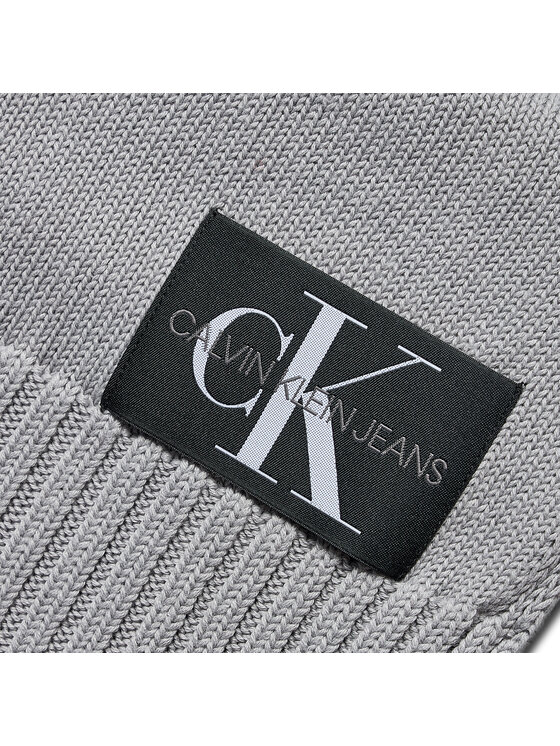 Calvin Klein Jeans Calvin Klein Jeans Szal Knitted Basic Men Scarf K50K508130 Szary
